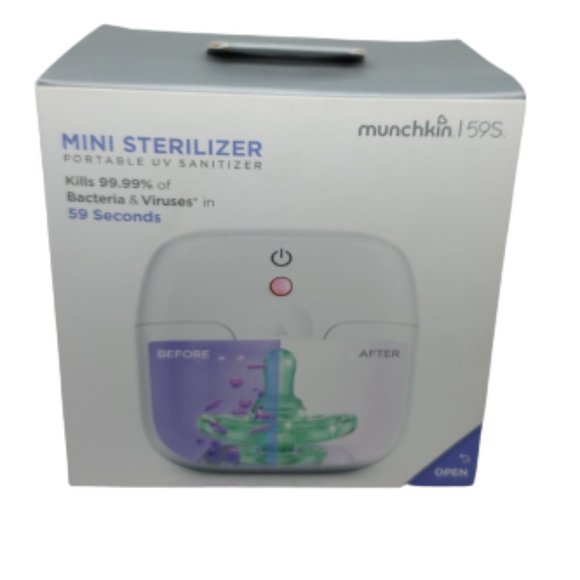 Portable Sterilizer for Pacifiers & Teethers Kill 99.99% Bacteria & Germs, UV-C - Picture 3 of 6
